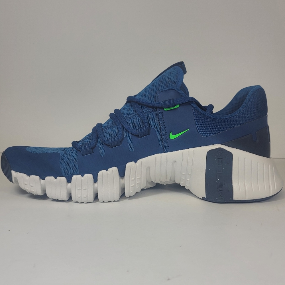 Nike Free Metcon 5 Court Blue Mens Size 9.5 Training Shoes DV3949-401 Sneakers - Picture 3 of 11